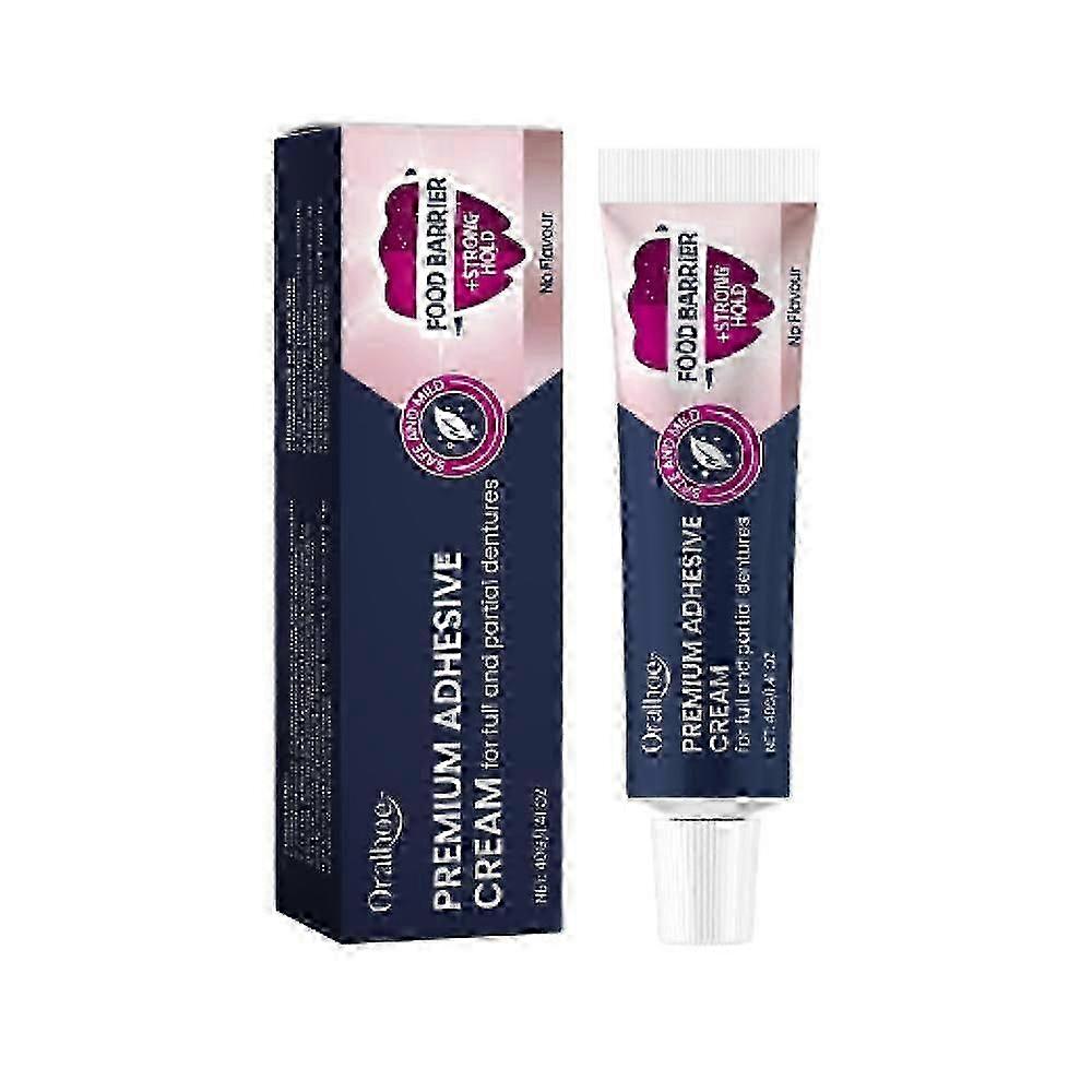 Denture Adhesive Fixing Cream Strong Hold Glue Cull Long Lasting