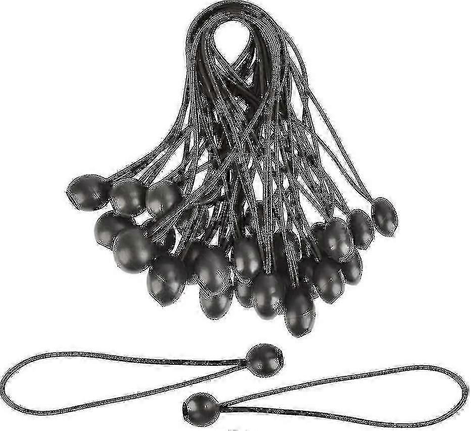 30pcs elastischer Spanner, Gummi-Bungee-Spanner mit Kugel, für Plane
