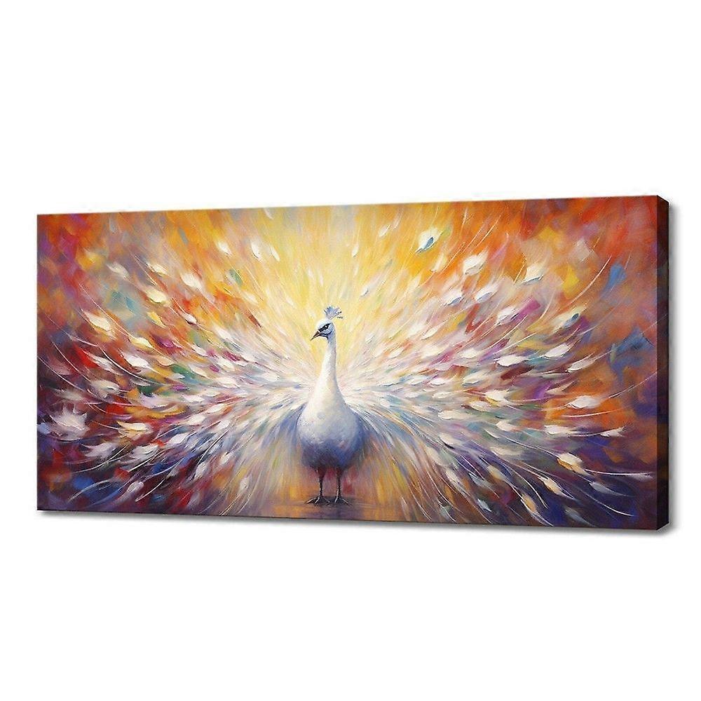 White Peacock Stress Reliever Jigsaw Puzzle H2022