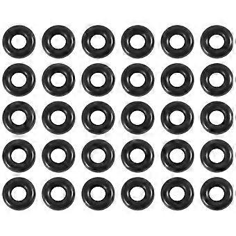 30 pezzi di anelli di gomma da 2,5 mm x 6,5 mm x 2 mm per la pesca con i vermi Wacky