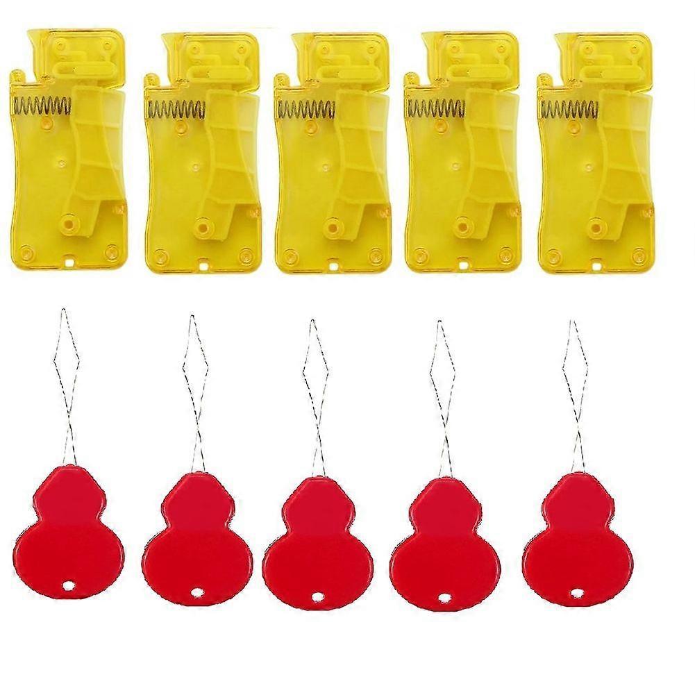 Automatic Needle Threader Simple Needle Threader Tool Self-Threading Rail Sewing Accessories Quick Needle Threader