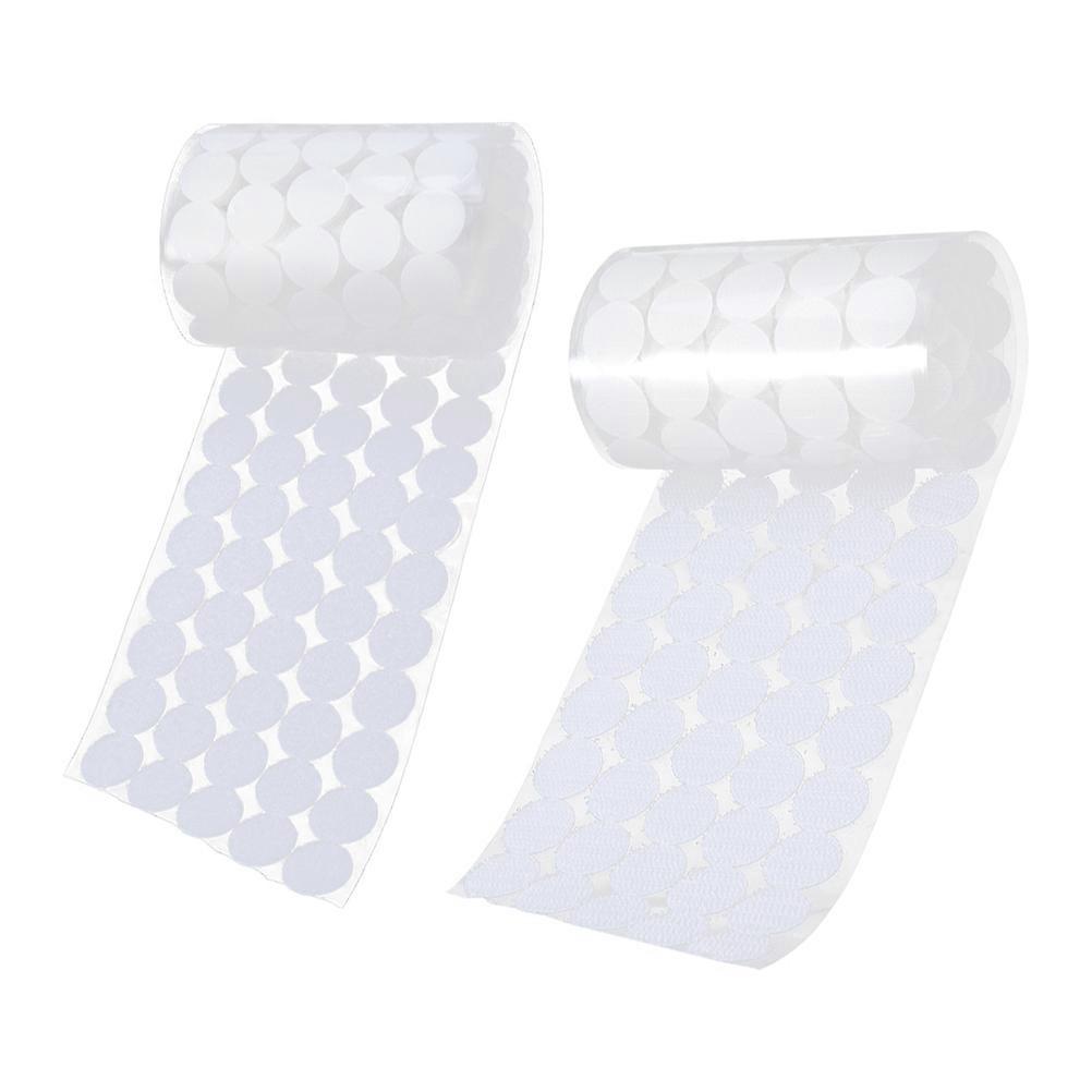 Round Tape Hook and Loop Self Adhesive Dots with Adhesive 450Pairs