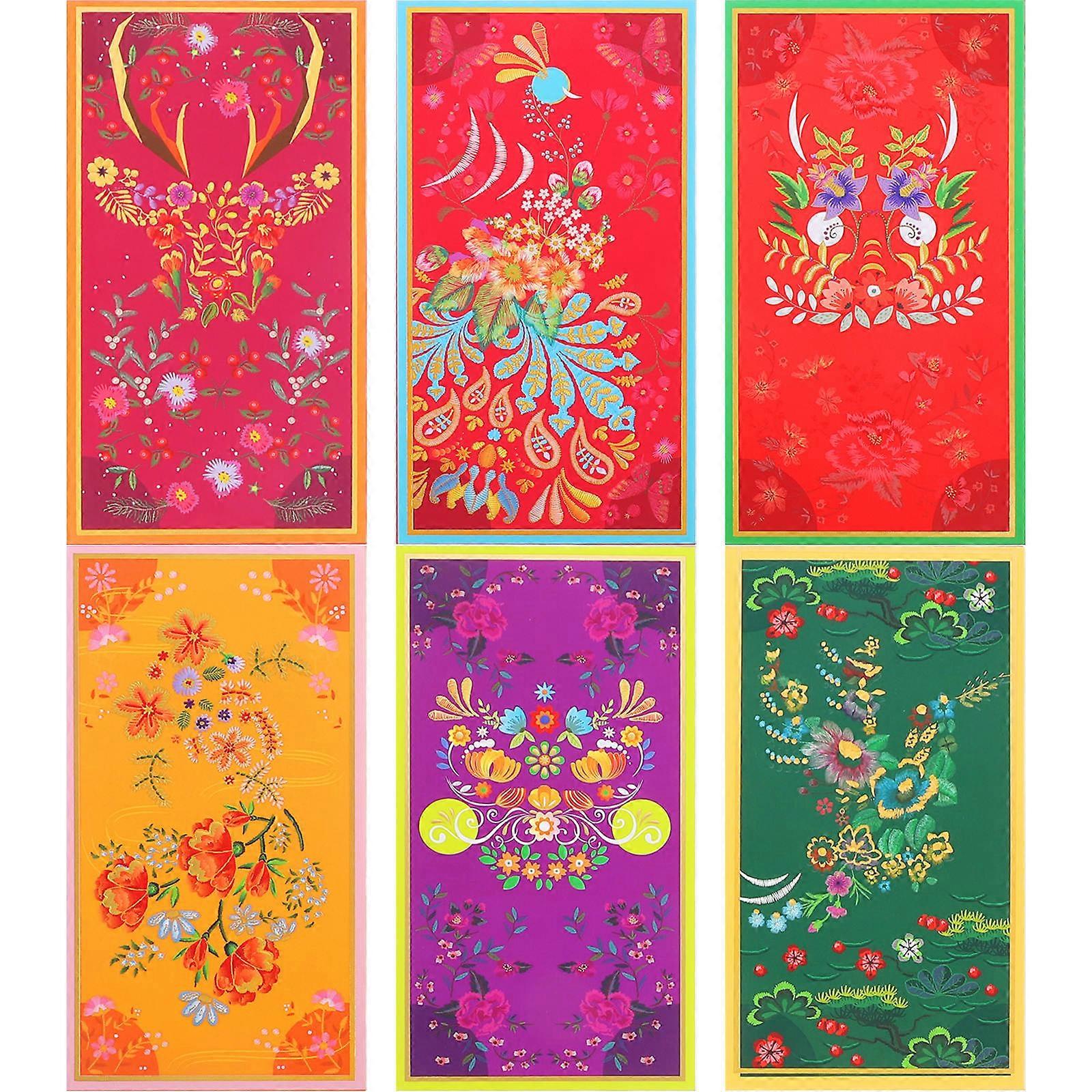 Paper Red Envelopes for Chinese New Year 18Pcs Assorted