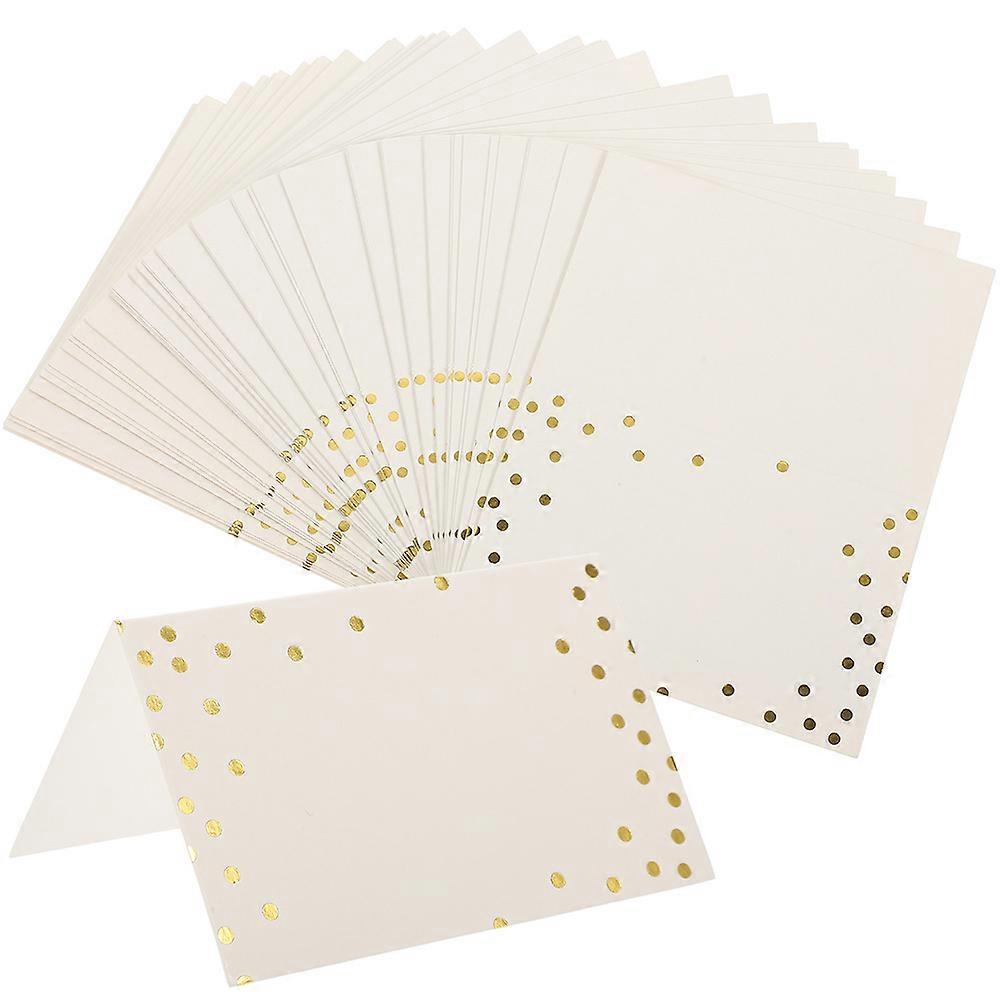Wedding Place Cards Paper Table Cards for Elegant Seating 100Pcs Beige