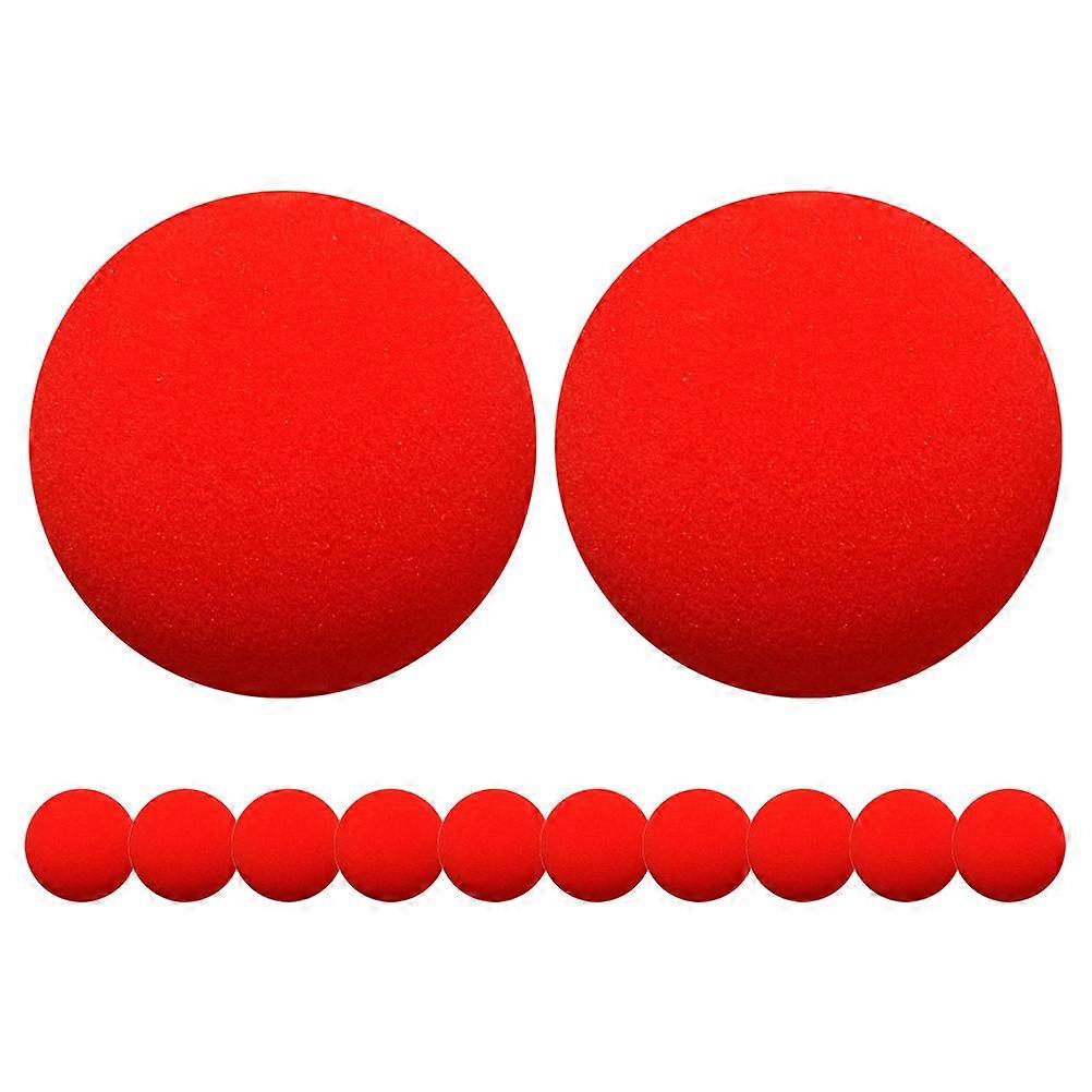 Red Sponge Ball Performance Props for Magic Tricks 12Pcs Soft Sponge Balls