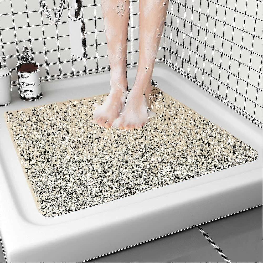 Non Slip Shower Mat for Textured Surface, Quick Drying Bath Mat