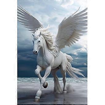 Puzzelspel met Pegasus, het gevleugelde paard uit de Griekse mythologie, voor volwassenen en kinderen M166