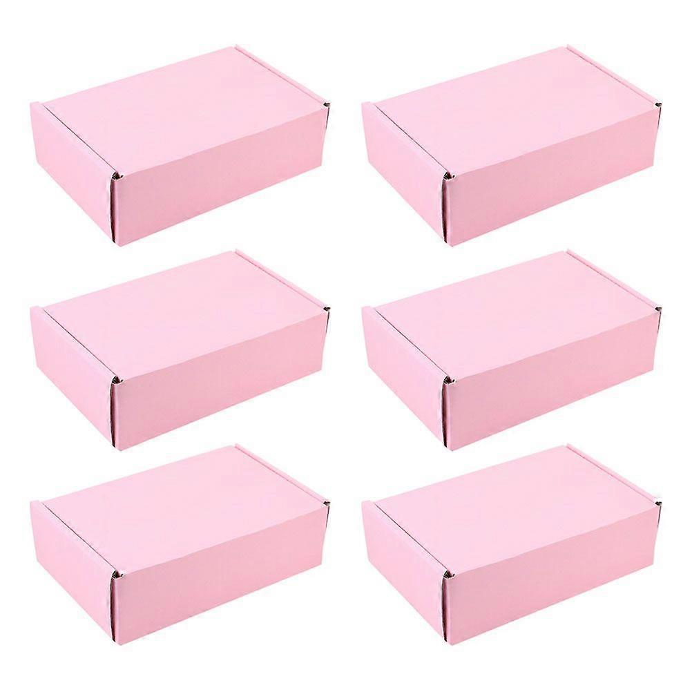 6Pcs Decorative Packing Boxes Paper Gift Packaging Boxes Express Packing Boxes