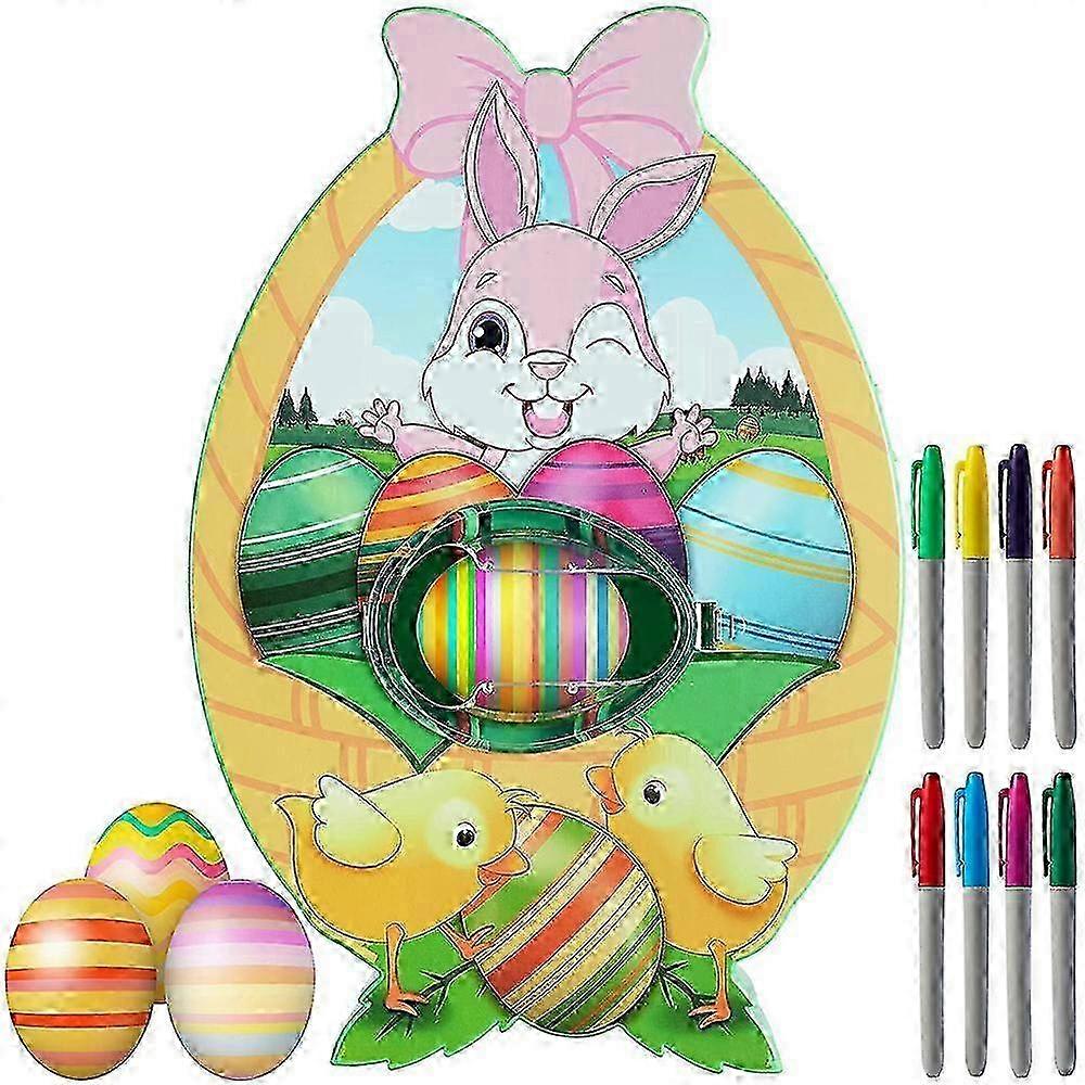 The Eggmazing Bunny Easter Egg Mini Rotating Decorator Kit Egg Decorating Spinner Easter Gift 26s