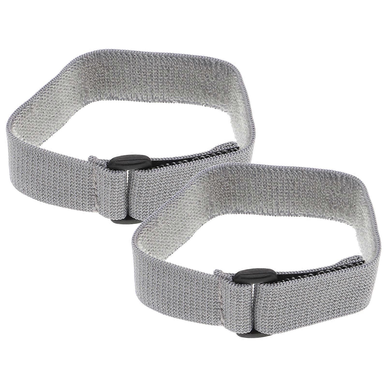 Fastening Cable Straps Hook and Loop Storage Straps for 10Pcs Grey