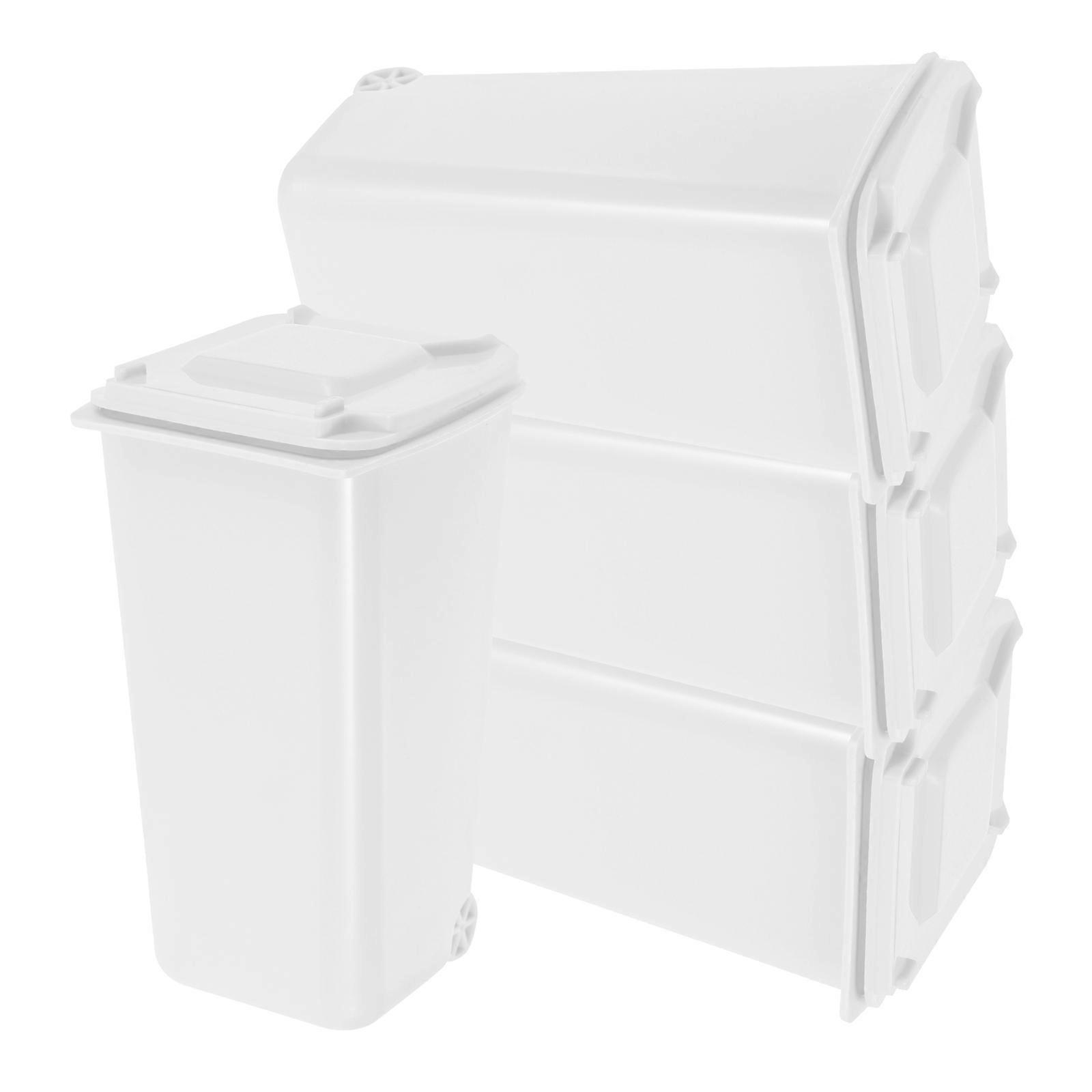Desk Garbage Can Mini Plastic for Office Desk Use 12Pcs