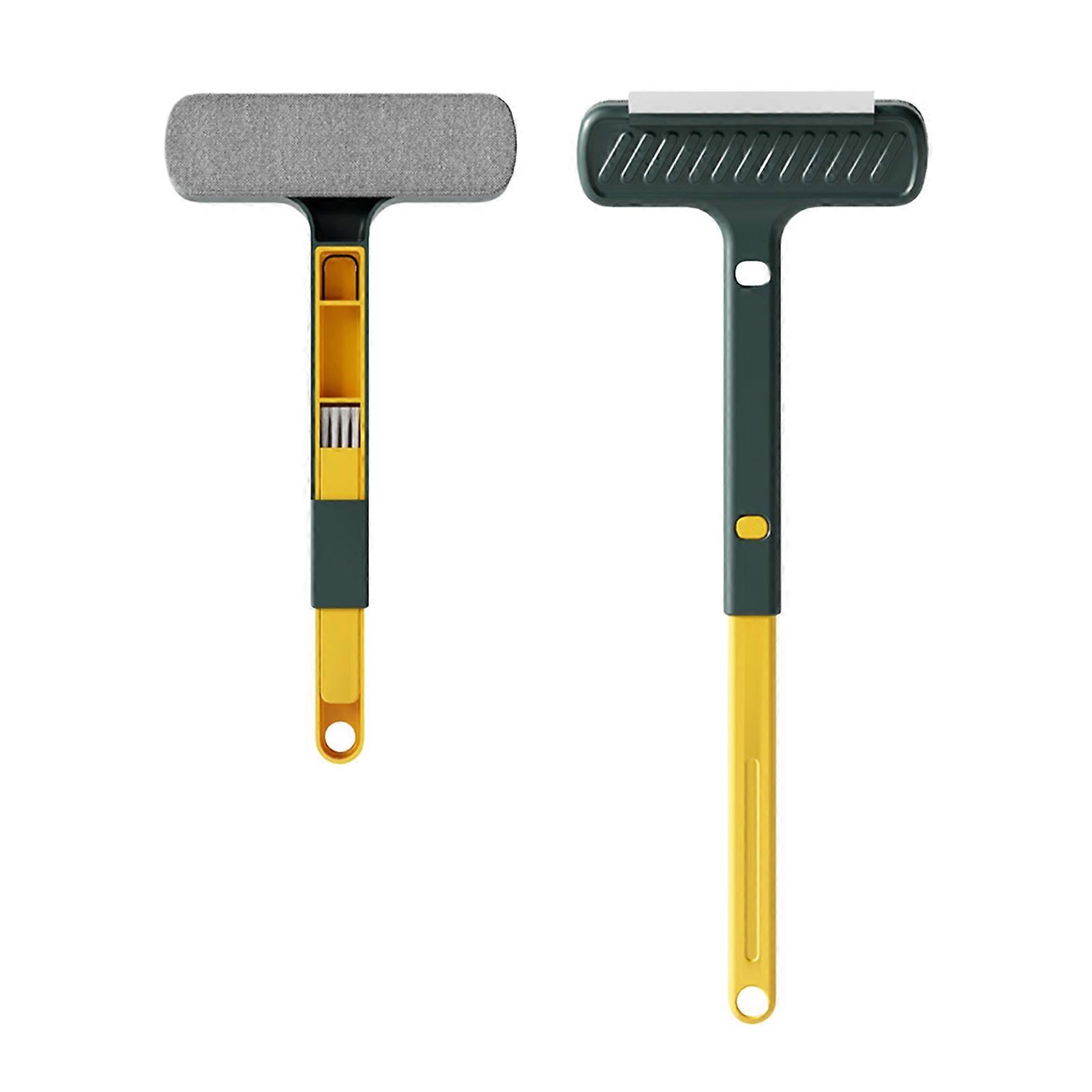 Handheld Window Scrubber - Extendable Screen Brush - for Deep Cleaning