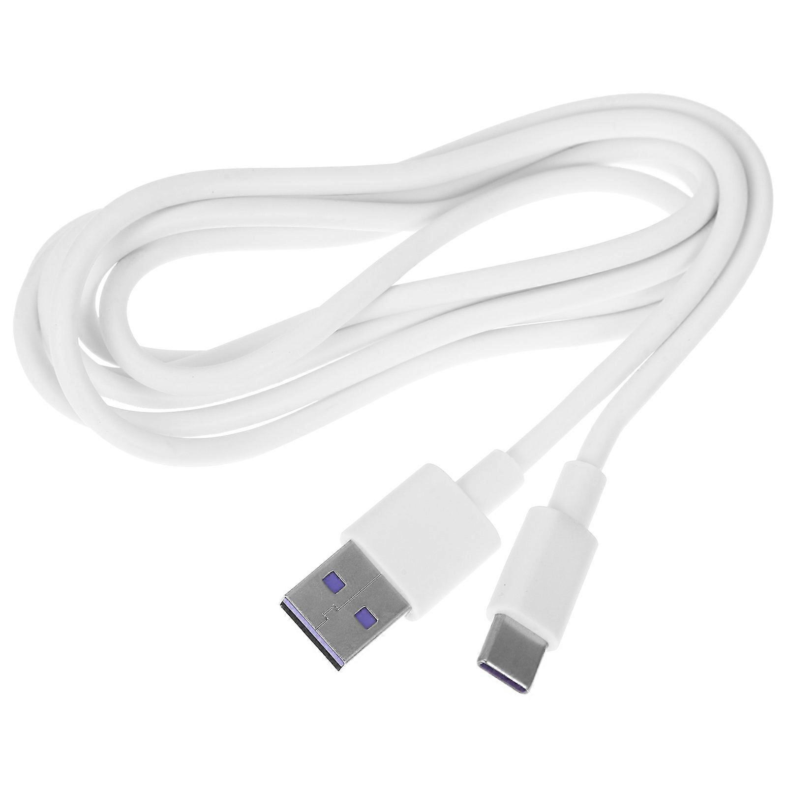 Type-C Cable Fast Charging USB Cable for Data Transfer 1.5m White Design
