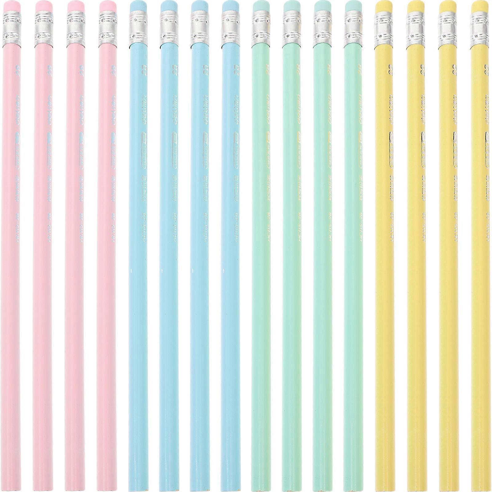 Triangular Pen Holder Erasable Pencils for Writing 1Set Easy Sharpening