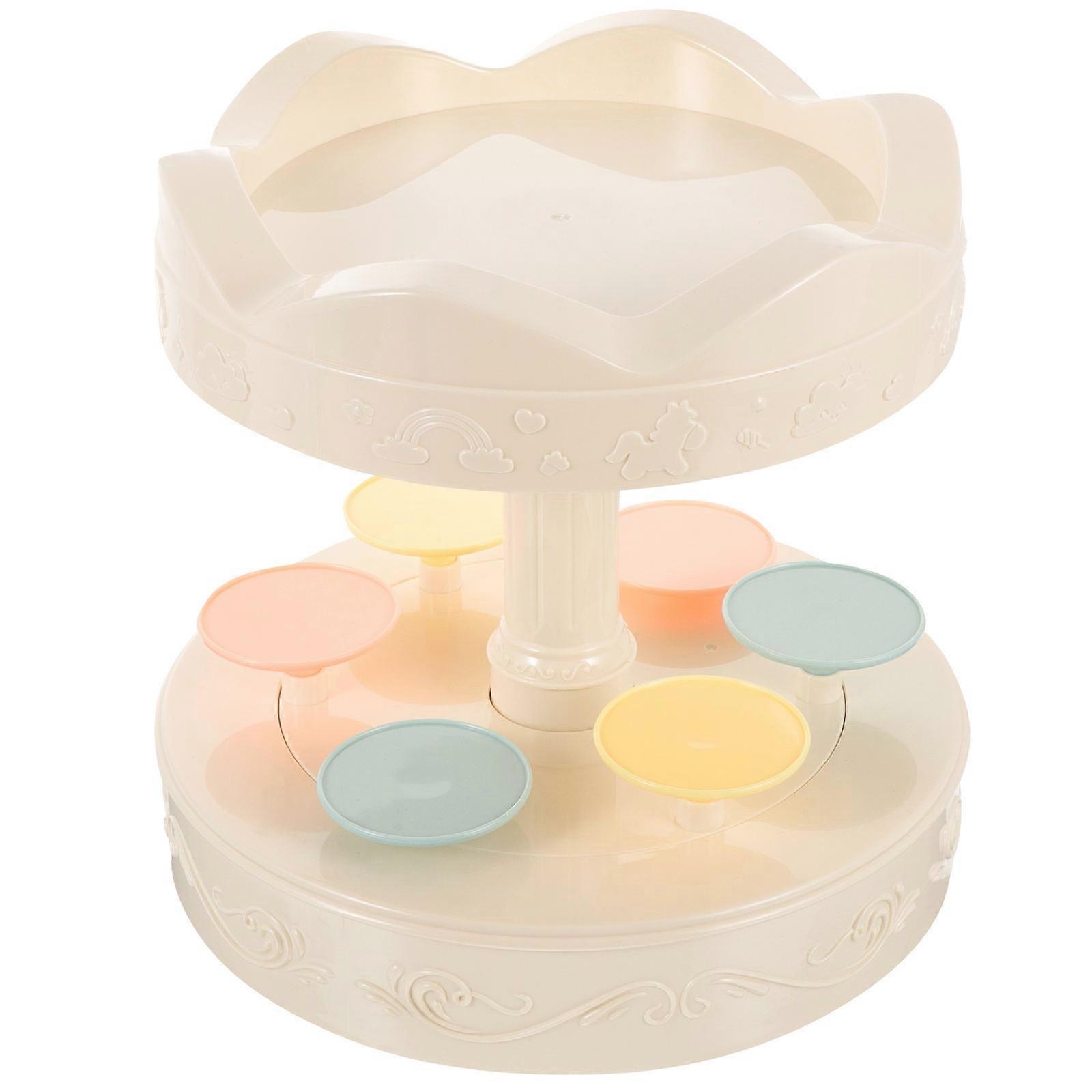 Automatic Rotating Cake Stand for Dessert Use Material