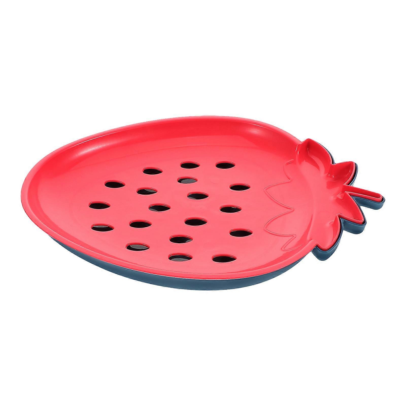 Assorted Color Fruit Draining Basket for Kitchen Use with Plastic Material