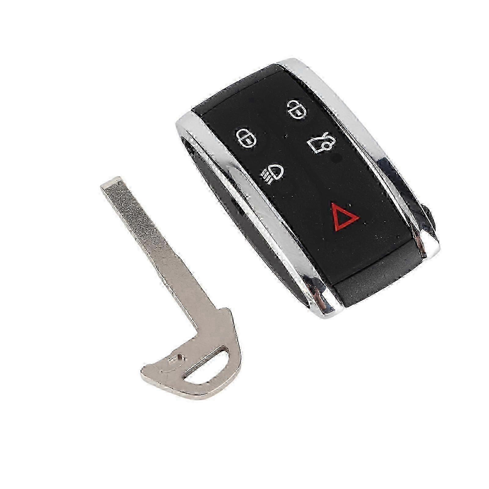 Jaguar XF 2009-2012 5-Button Key Fob Shell Case Replacement Compatible with Remote - W