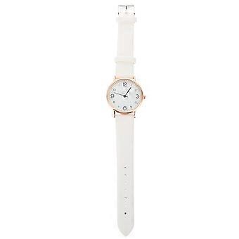 Orologio decorativo da donna, orologio da polso al quarzo, colore bianco, regalo per anniversario, confezione da 1