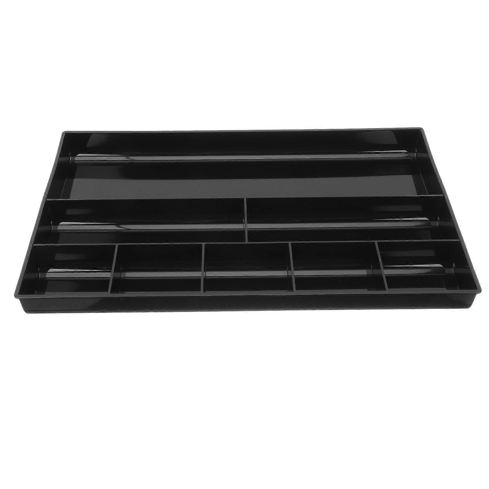 Multi-function Plastic Vanity Office Organizer Rectangle Desk Drawer Organizer