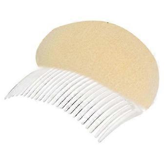 SZW-Fornnerg DIY Sponge Heightening Fluffy Hair Pad Princess Hairstyling Clip Comb Bun Maker