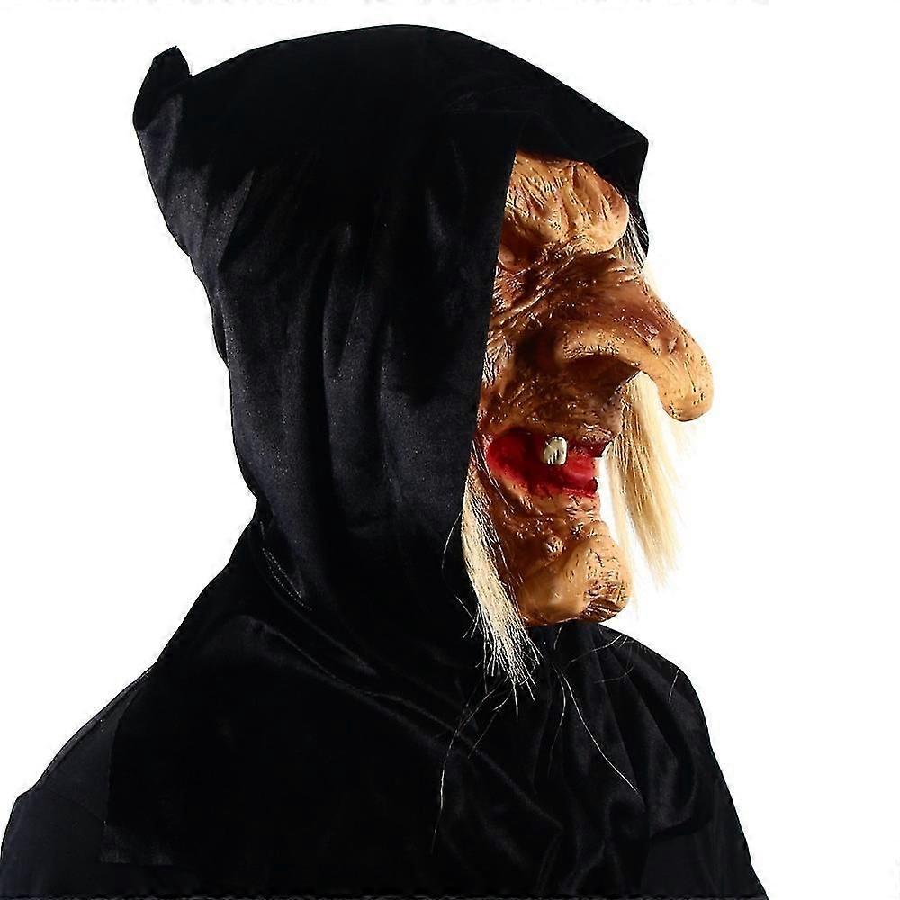 CreepyParty Costume d'halloween Fête Masque de Latex Tête Humaine