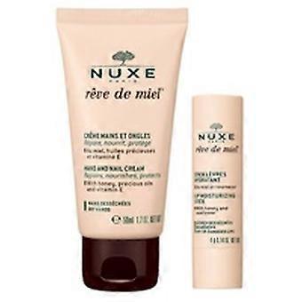 Rêve de honey hand cream + lip stick 4gr + 30ml