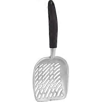 Metal Litter Shovel-Metal Cat Litter Shovel Large Aluminum Hollow Scoop Litter Shovel for Cat Dog Pet Dog Poop 26-27