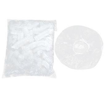 Disposable Shower Cap Transparent Waterproof Bathing Pe Plastic for Daily Use 300Pcs