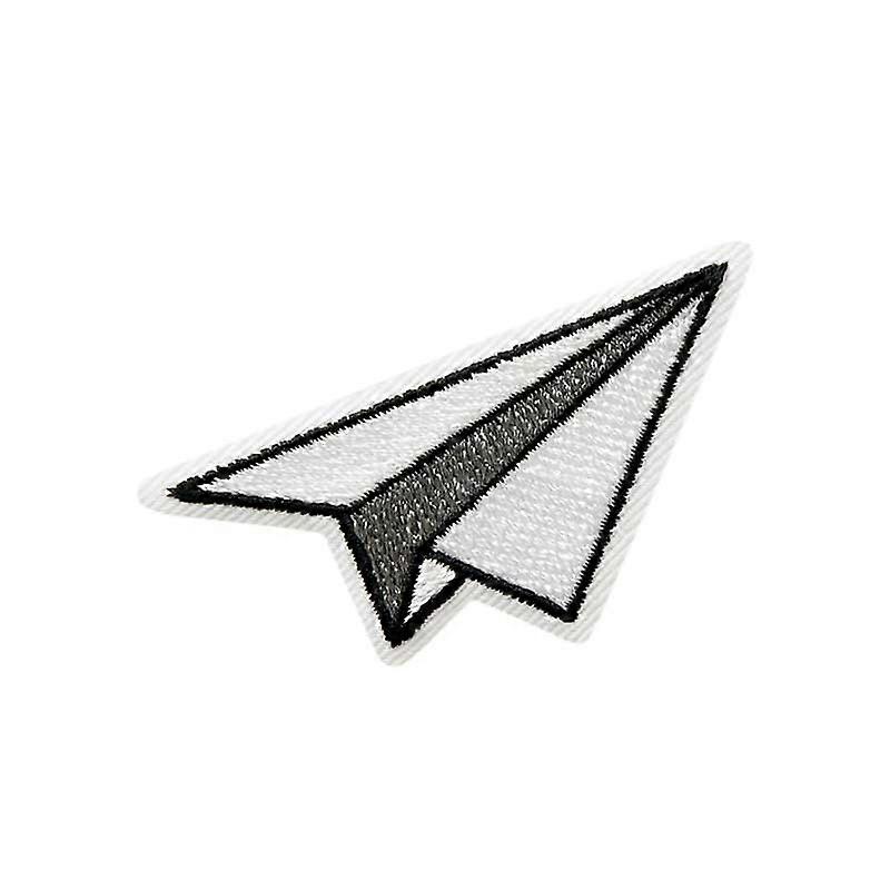 Origami Airplane - Patch, Iron-on patch, Iron on, Size: 3.3 x 3.8 cm
