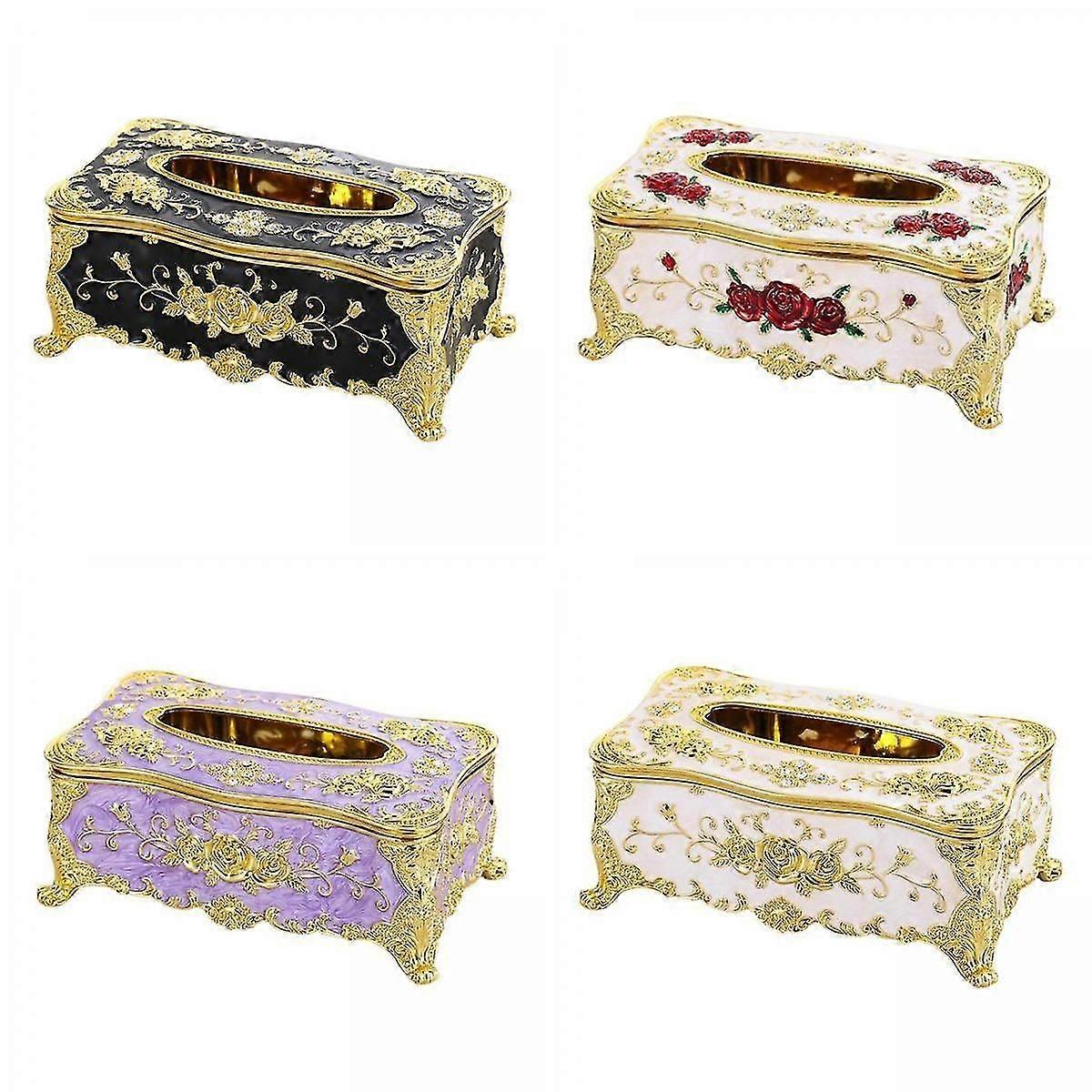 Home Rectangular Tissue Paper Box Case Holder Cover 26-27