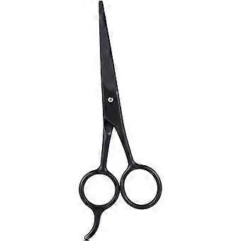Steel Beard Scissors Hairdressing Tool for Men Grooming Eyebrow Trimming Daily Use Black Easy to Operate for Friends