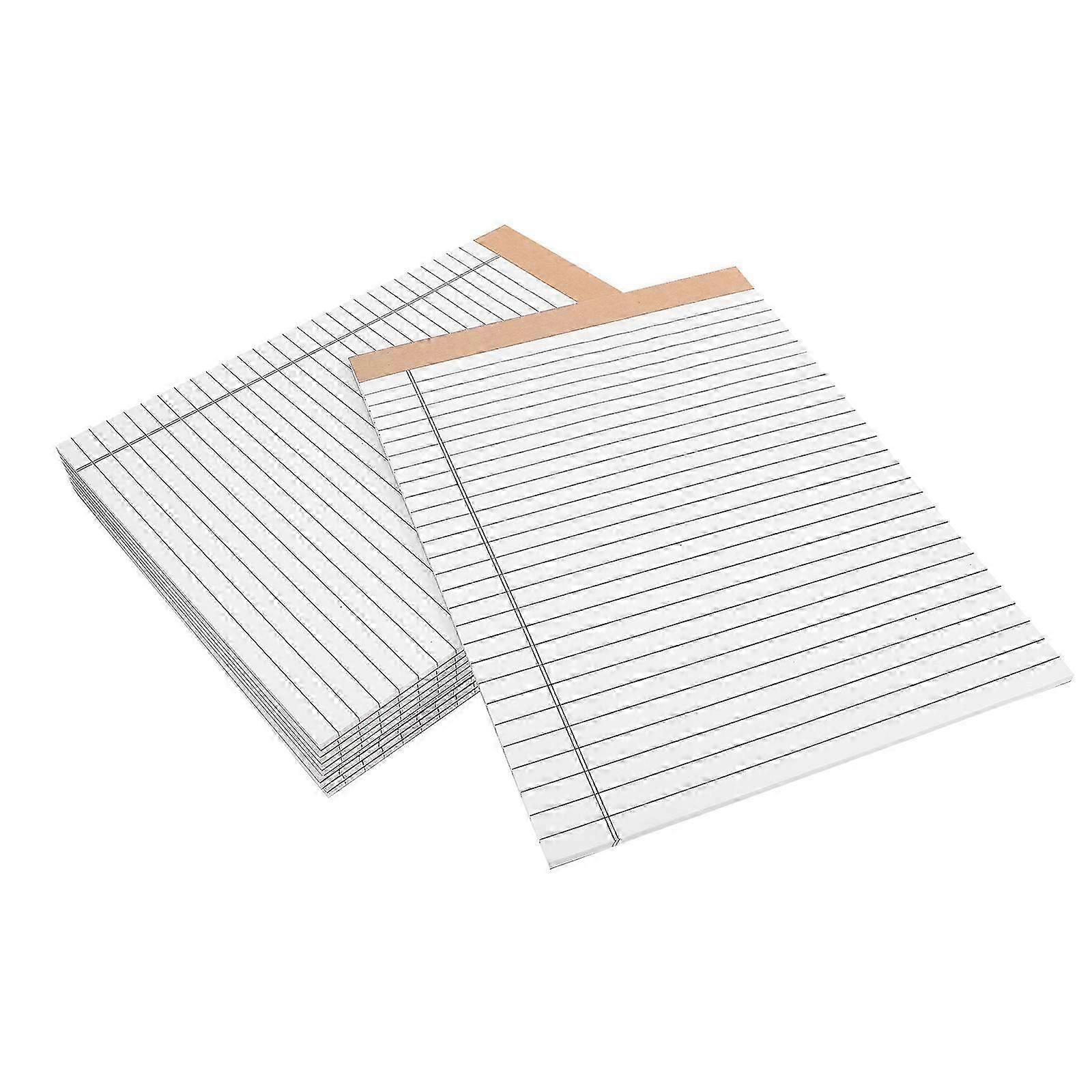 White Tearable Writing Pad 10Pcs 28X20.3Cm Rectangular Notepads for Note Taking Tasks