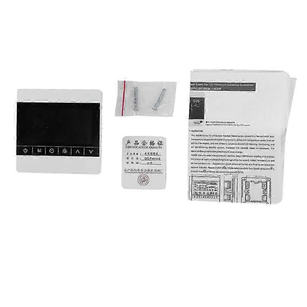 Programmable LCD Display Thermostat Home Air Conditioner Temperature Controller 220V
