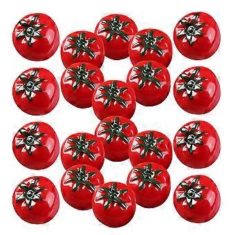 20stk falske miniaturetomater mini kunstig tomat mini kunstige frugter modeller