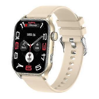 KR86 Smartwatch Gold, 1,95 Zoll AMOLED HD, Bluetooth-Anrufe, KI-Sprachsteuerung, Schlafüberwachung & über 100 Sportfunktionen