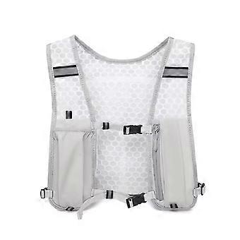 Running Vest for Women Men Adjustable Chest Strap Running Hydration Vest Lightweight Reflective Hydration Backpacks for Marathon