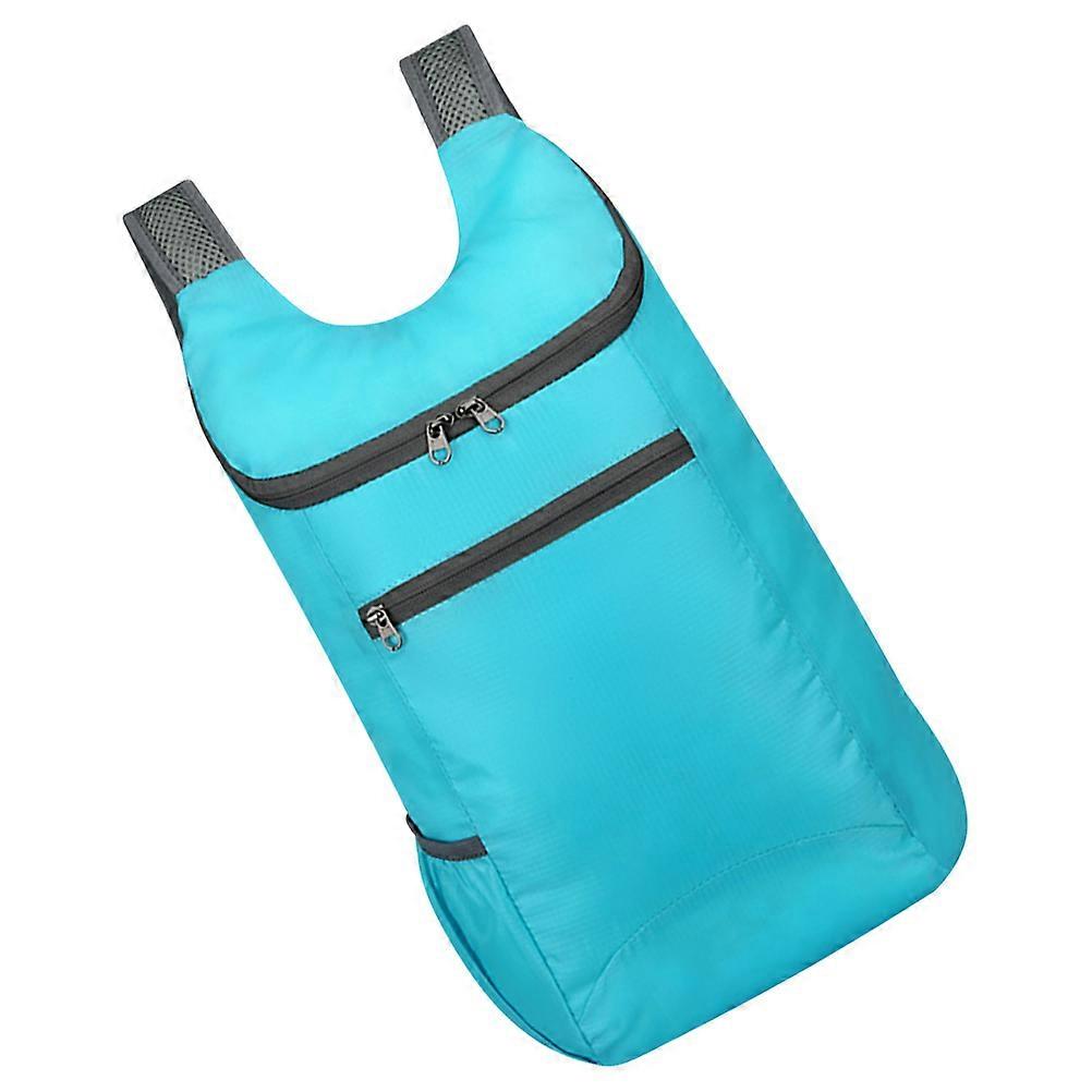 Foldable Outdoor Backpack Travel Storage Function Sky-Blue