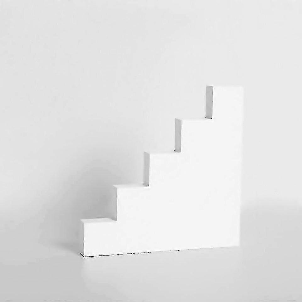 compatible with Flat Ladder Solid Wood Geometric Polygon Camera Props Creative Photography Ornaments