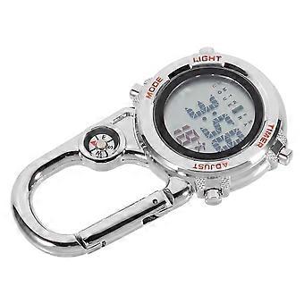 Relógio de bolso de metal para escalada, prático para uso em atividades ao ar livre (1 unidade).