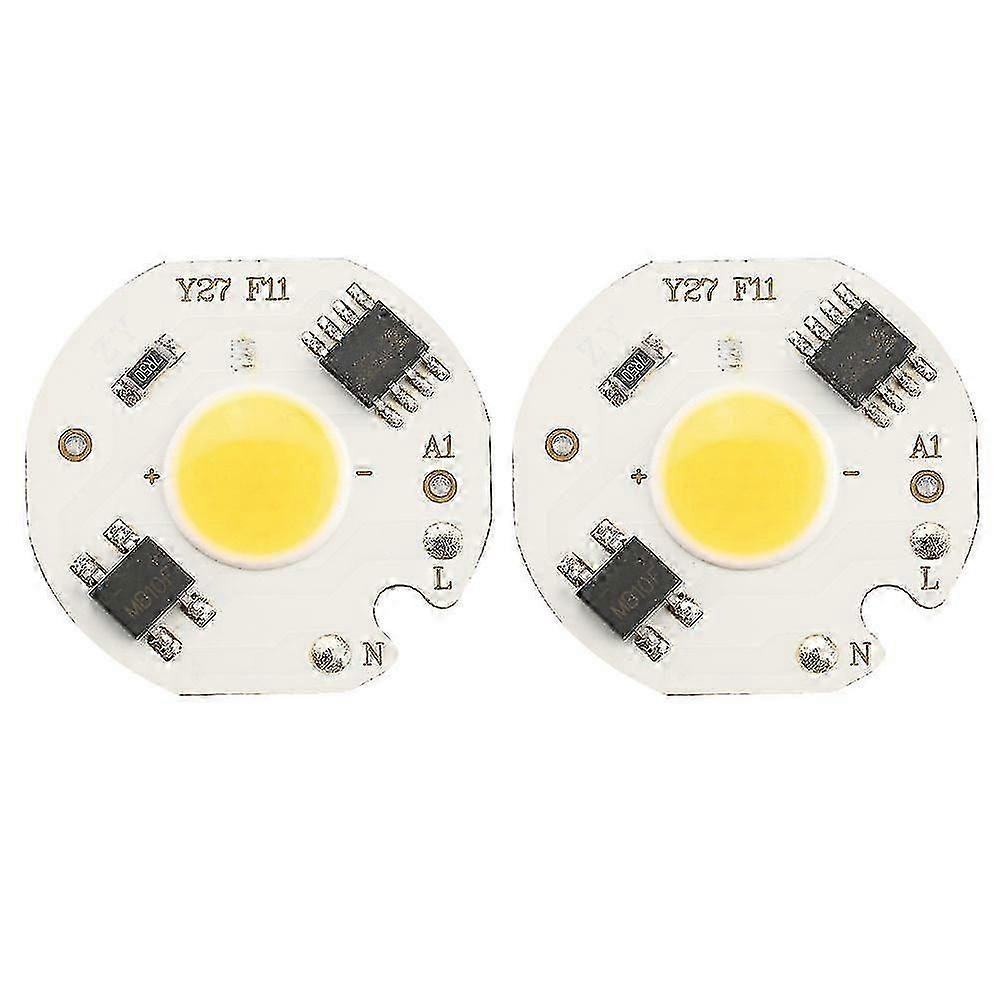 10PCS AC220V 12W Warm Spotlight COB Bead High Bright Integrated Chip Smart IC Light Source