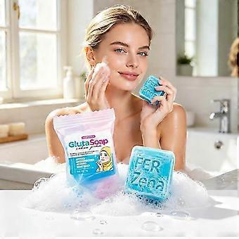 Glutathione Brightening Soap Bar, Gentle Cleanser for Dull Uneven Skin, Collagen Nourished for All Skin Types-1