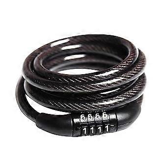 Bicycle Lock Security Lock for Cycling 1Pcs Black 4 Digit Password