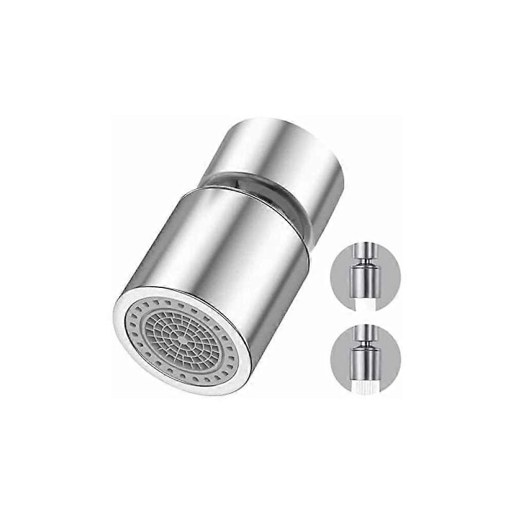 Swivel Aerator, 360-Degree Rotating, Dual-Function Water-Saving Nozzle
