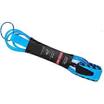 Open Water Board-koord met spiraallijn, enkelband en draaigewricht voor dagelijks gebruik tijdens het surfen en fietsen, meerkleurig.
