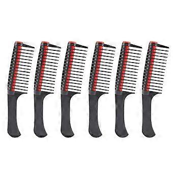 6 Pack Hair Comb, Comb Roller, Detangling Roller Comb Integrated Hair Roller Comb, Anti Splicing Comb