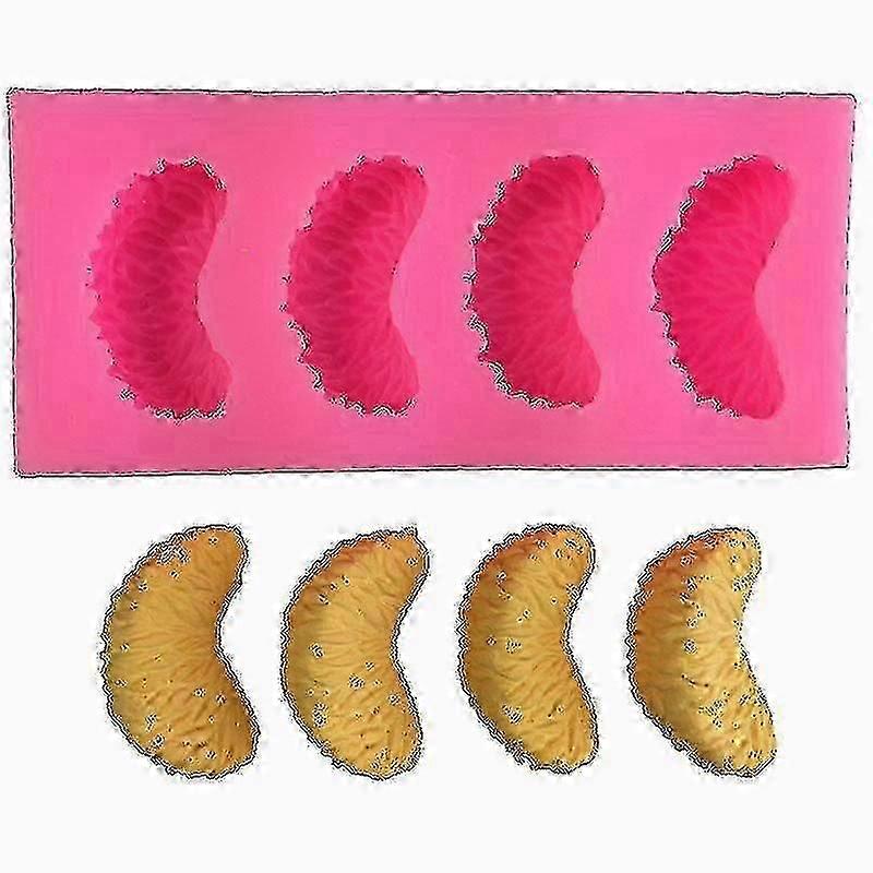 2pcs Orange Meat Styling Mousse Mold