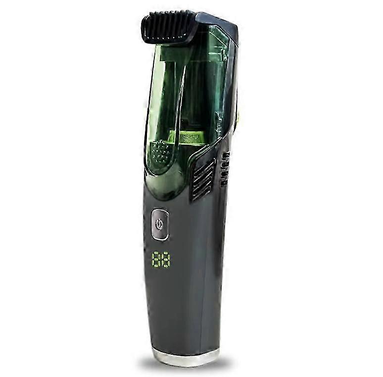 Mens Waterproof Vacuum Beard Trimmer