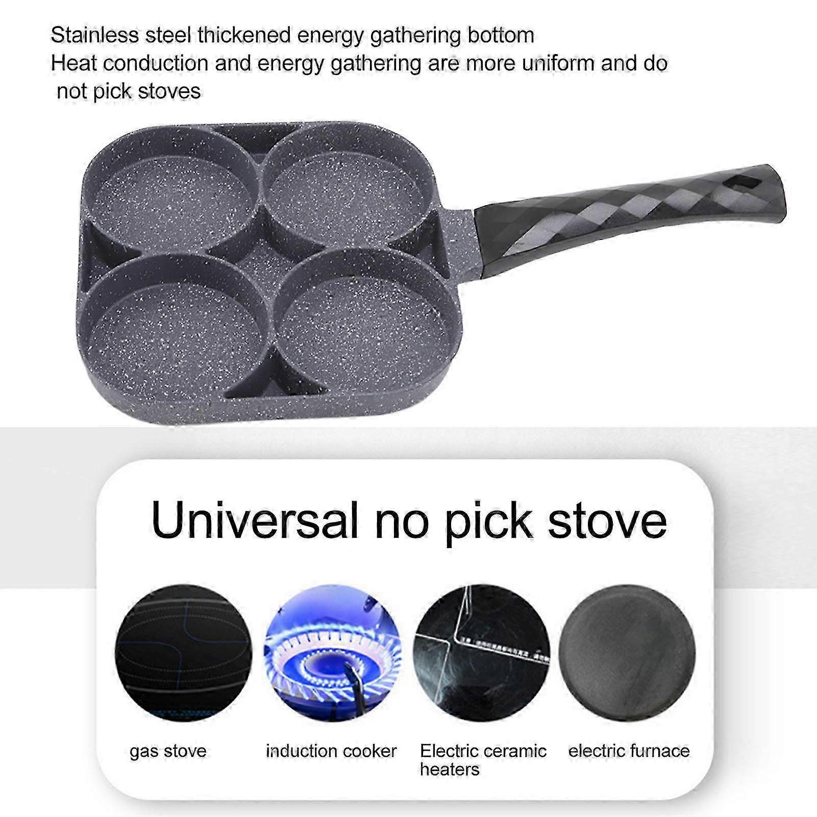 4-Cavity Nonstick Frying Pan