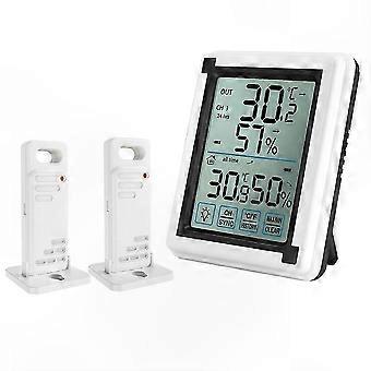 Large Display LCD Thermometer Hygrometer with Temperature Monitoring