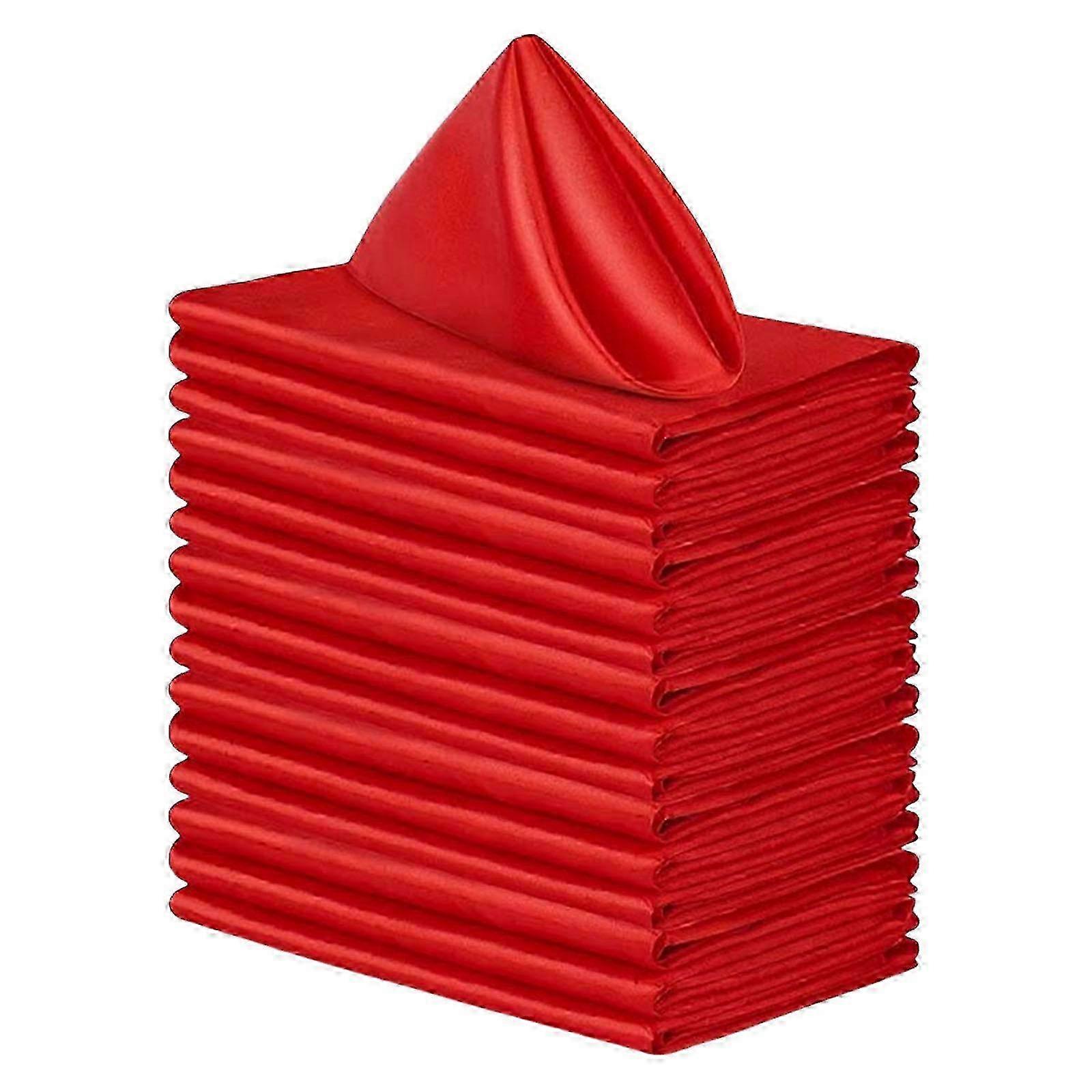 48cm Cotton Dinner Napkins Pack